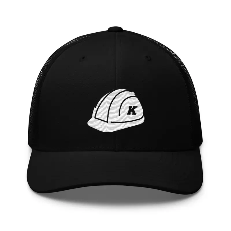 Trucker Hard "Hat" Hat - White